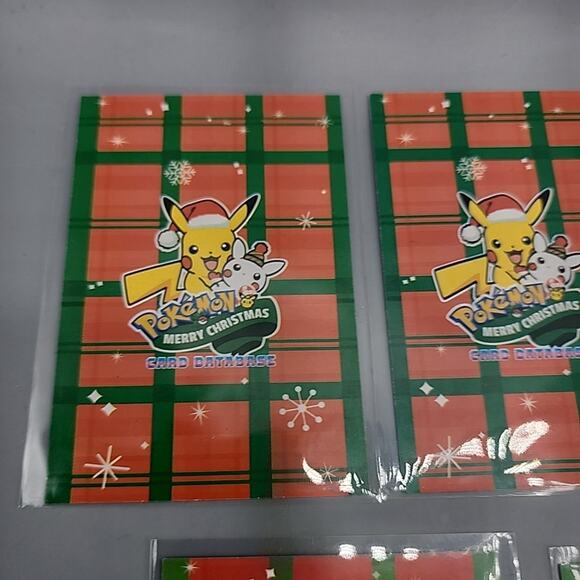 Poncho Pikachu Slowpoke Lugia Ho-Oh Gyrados Mewtwo Card Database Merry Christmas - Picture 8 of 12